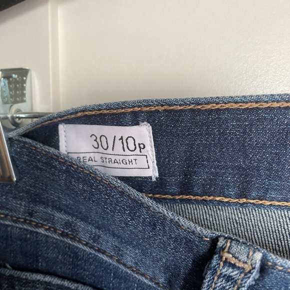 Gap 1969 Real Straight Jeans Women's Size 30P/10P - Picture 6 of 10